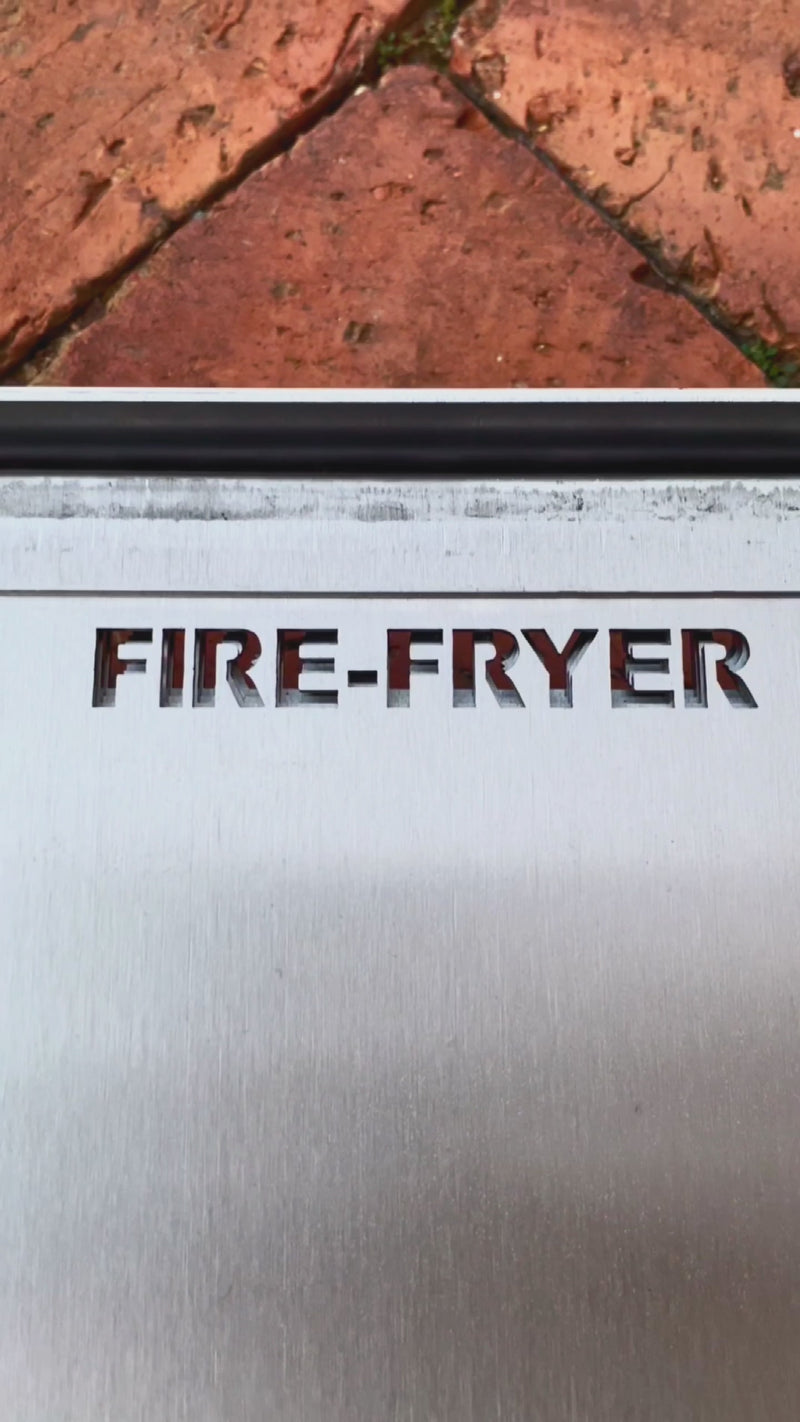 Load and play video in Gallery viewer, STAINLESS STEEL FIRE FRYER BOMA