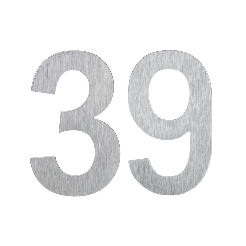Load image into Gallery viewer, House Numbers – 228mm Stainless Steel Two-Digit Set
