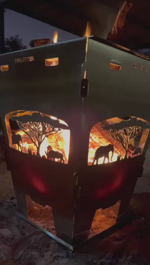 Load and play video in Gallery viewer, STAINLESS STEEL FIRE FRYER BOMA