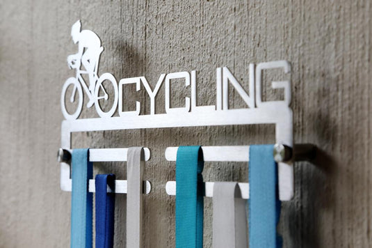 cycling stainless steel medal hanger