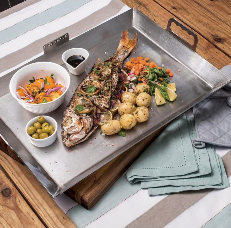 Load image into Gallery viewer, STAINLESS STEEL BRAAI PAN LARGE