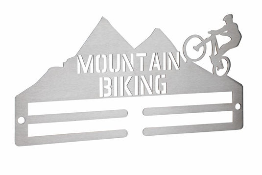 Mountain biking stainless steel medal hanger