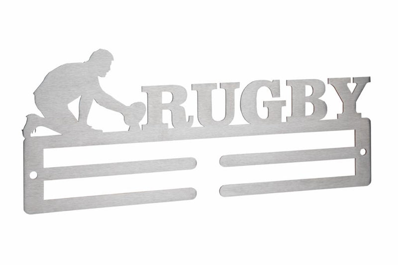 Load image into Gallery viewer, Rugby Stainless Steel medal Hanger