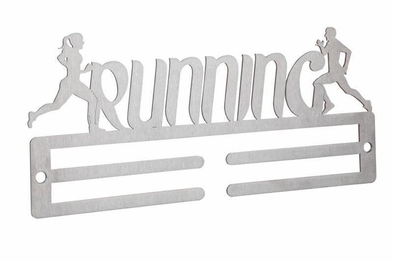 Load image into Gallery viewer, Running stainless steel medal hanger
