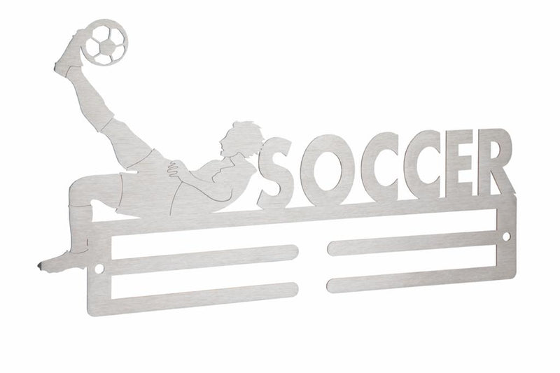 Load image into Gallery viewer, Soccer stainless steel medal hanger