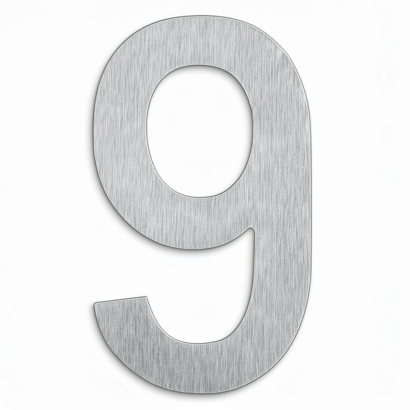 Load image into Gallery viewer, House Number – 228mm Brushed Stainless Steel
