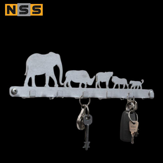 House Numbers & Key Hanger Set – Stainless Steel