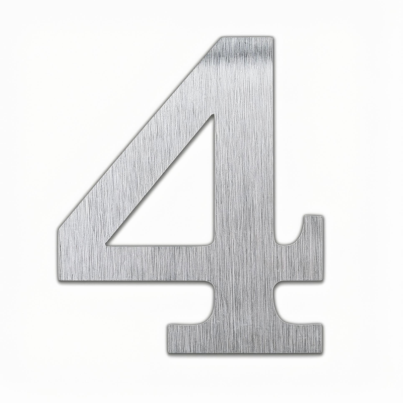 Load image into Gallery viewer, House Number – 228mm Brushed Stainless Steel

