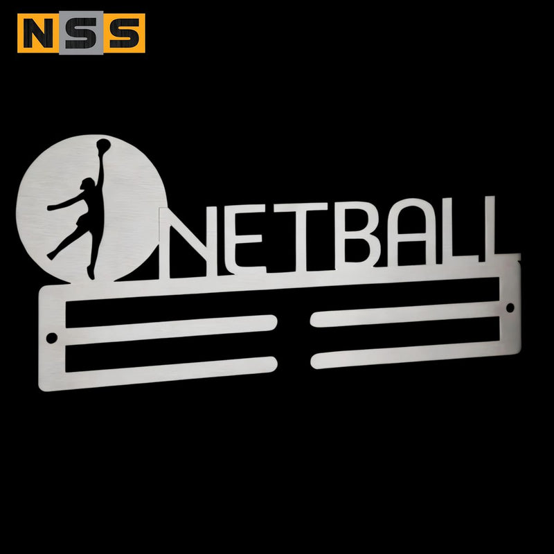 Load image into Gallery viewer, Medal Hanger Set – Netball, Cycling &amp; Tennis, Stainless Steel

