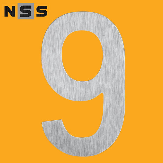 House Numbers – 228mm Stainless Steel Two-Digit Set