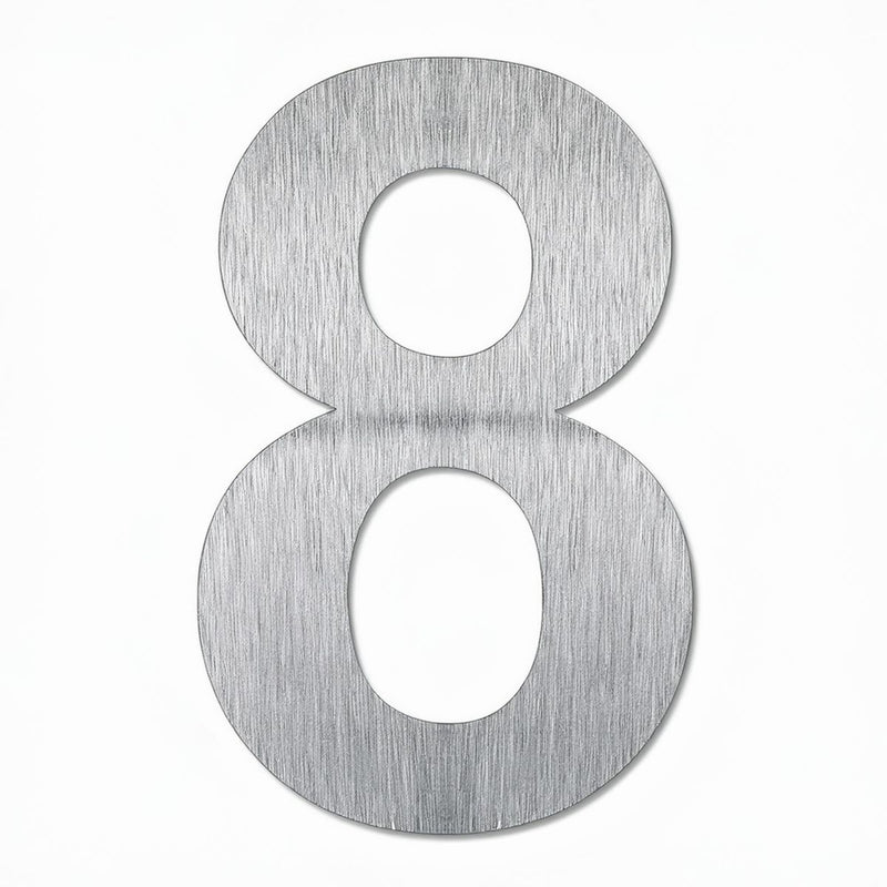 Load image into Gallery viewer, House Numbers – 228mm Stainless Steel Two-Digit Set
