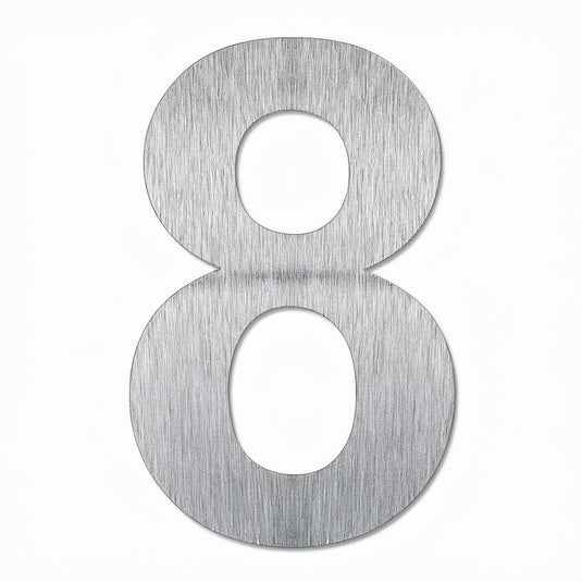 House Numbers – 228mm Stainless Steel Two-Digit Set
