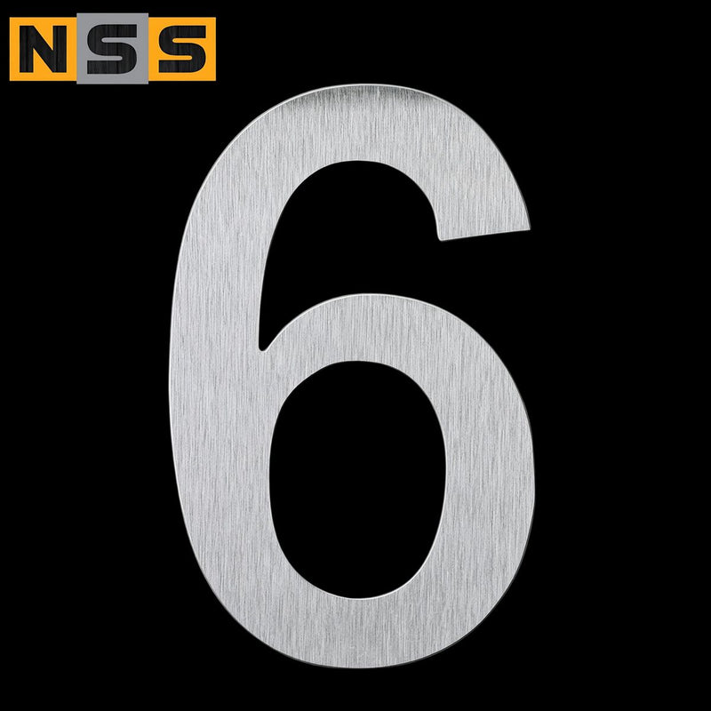 Load image into Gallery viewer, House Numbers – 228mm Stainless Steel Two-Digit Set
