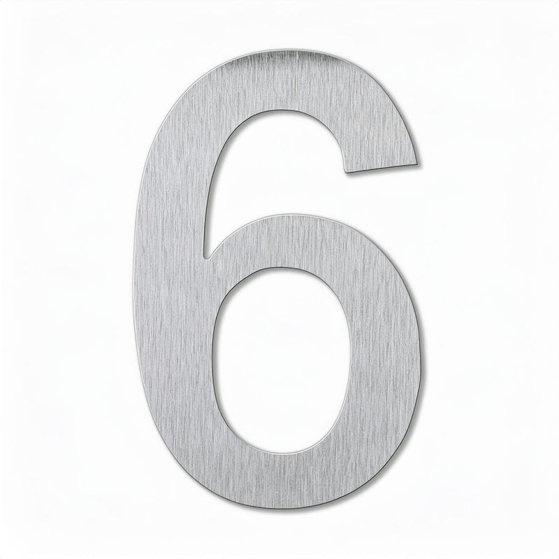Load image into Gallery viewer, House Numbers – 228mm Stainless Steel Two-Digit Set
