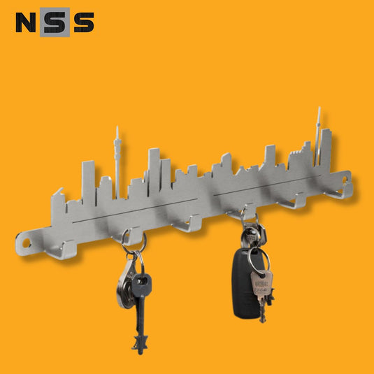 Key Hanger – Stainless Steel Wall Mounted, South African Designs