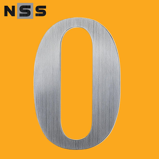 House Numbers – 228mm Stainless Steel Two-Digit Set
