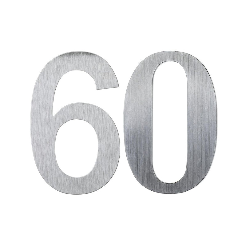 Load image into Gallery viewer, House Numbers – 228mm Stainless Steel Two-Digit Set
