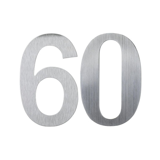 House Numbers – 228mm Stainless Steel Two-Digit Set