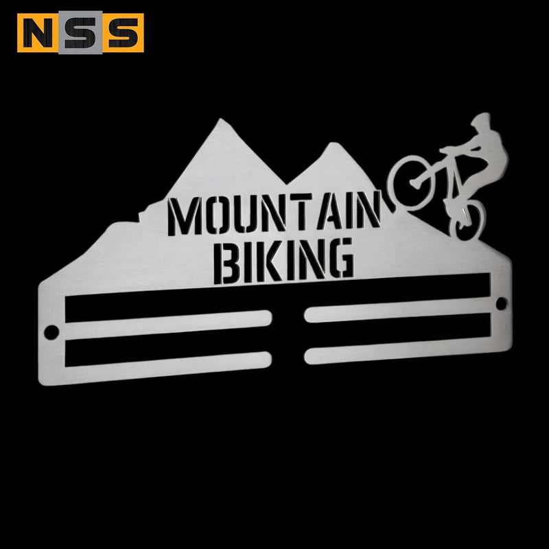 Load image into Gallery viewer, Medal Hanger – Stainless Steel Wall-Mounted Sports Display
