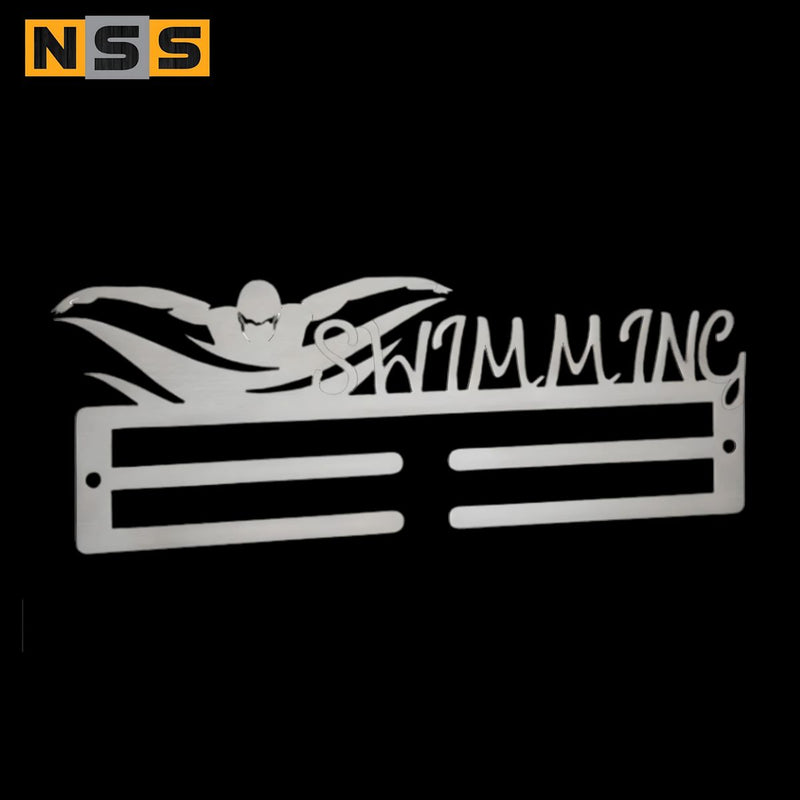 Load image into Gallery viewer, Medal Hanger – Stainless Steel Wall-Mounted Sports Display
