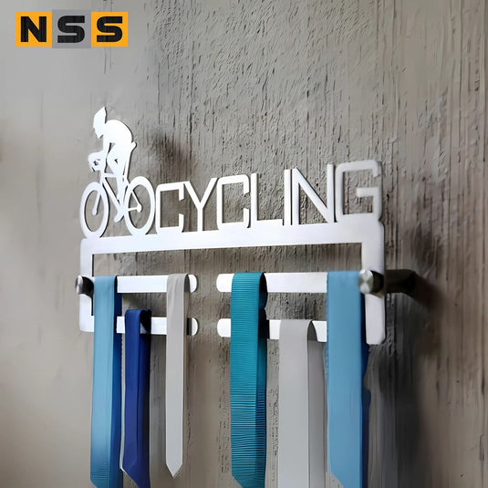 Medal Hanger Set – Netball, Cycling & Tennis, Stainless Steel
