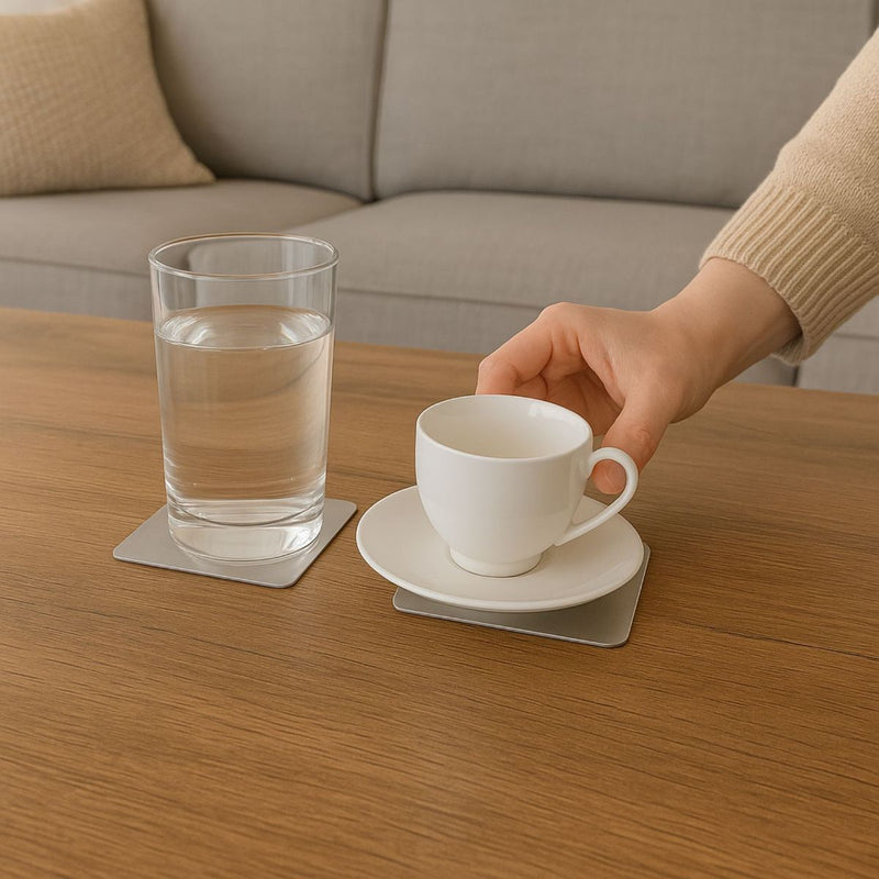 Load image into Gallery viewer, Coasters – Stainless Steel Drink Mats
