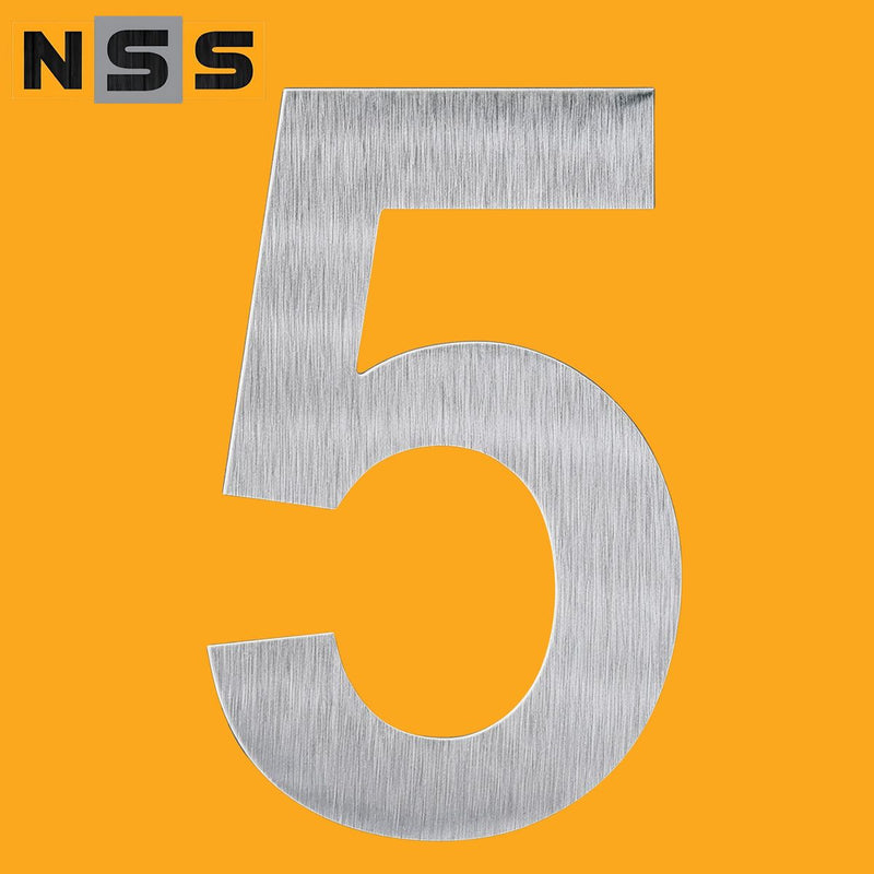 Load image into Gallery viewer, House Numbers – 228mm Stainless Steel Two-Digit Set
