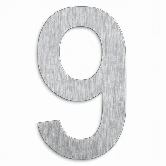 House Numbers – 228mm Stainless Steel Two-Digit Set