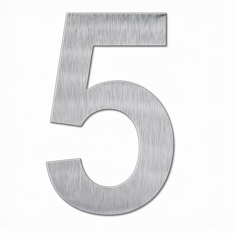 Load image into Gallery viewer, House Number – 228mm Brushed Stainless Steel
