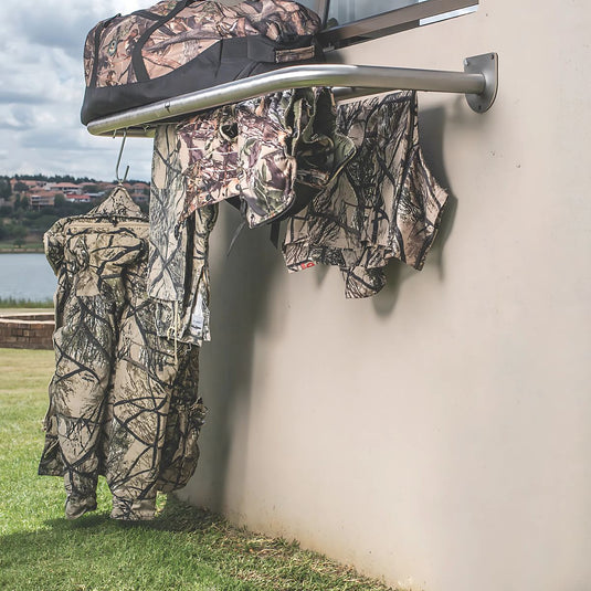 Washing Line – Heavy-Duty Stainless Steel, Wall Mounted