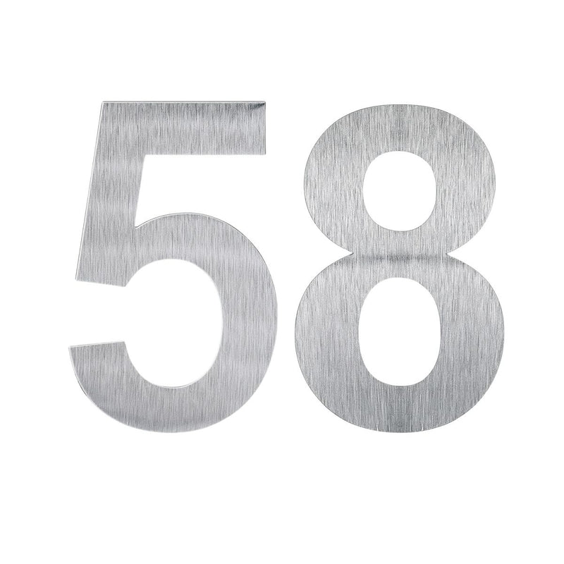 Load image into Gallery viewer, House Numbers – 228mm Stainless Steel Two-Digit Set
