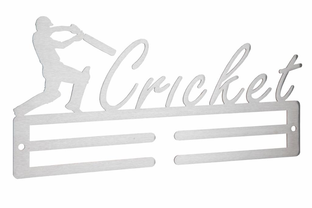 NSSC Stainless Steel Medal Hanger - laser-cut wall display for running medals