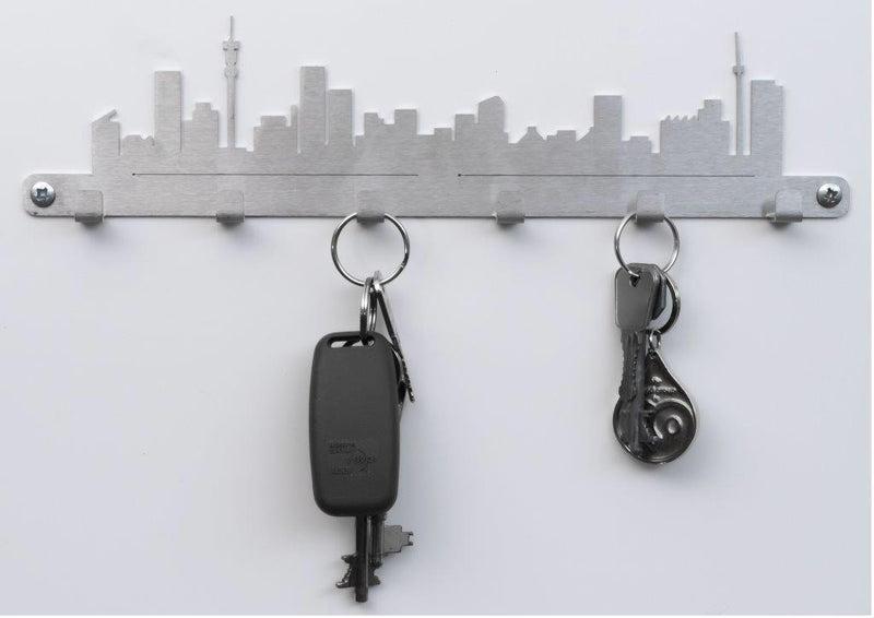 Load image into Gallery viewer, STAINLESS STEEL KEY HANGER - JHB SKYLINE
